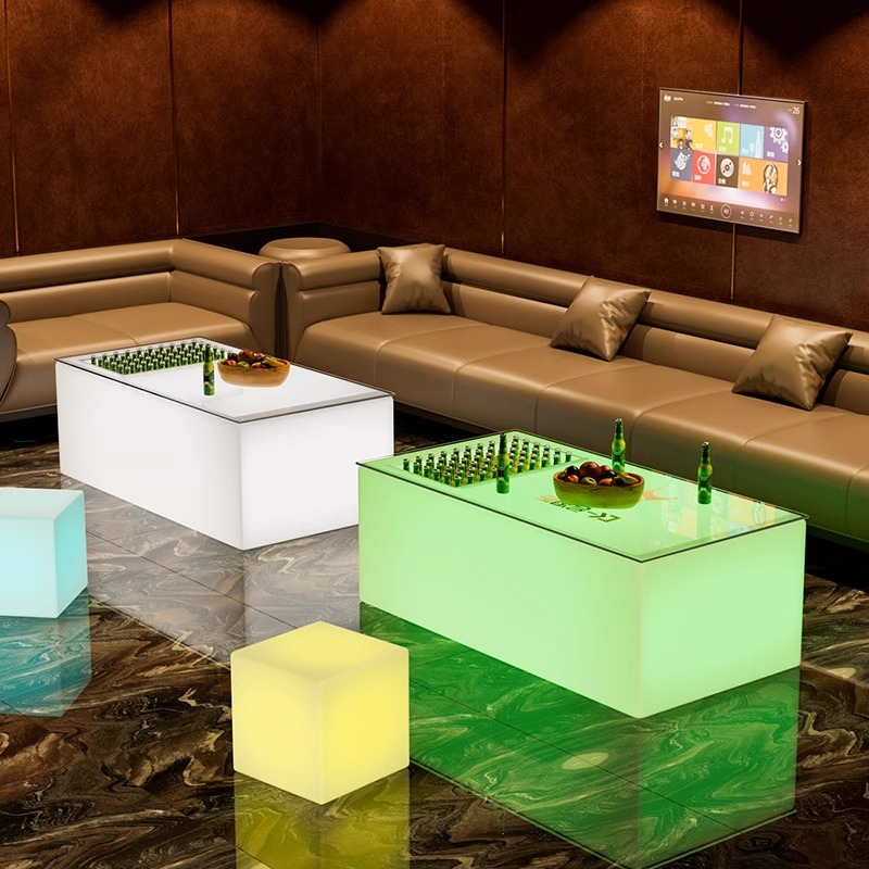 LED integrated luminous furniture