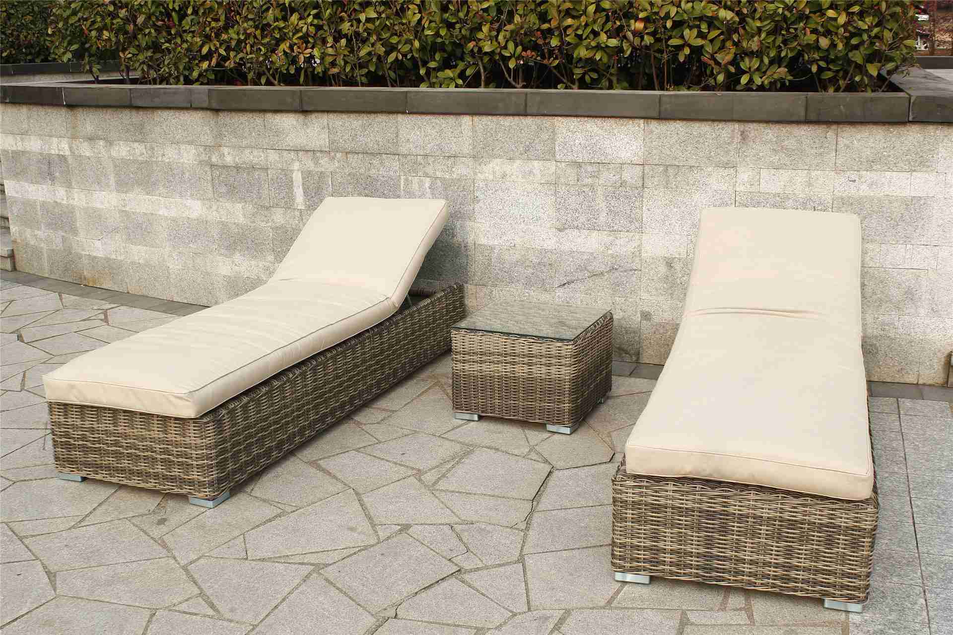 rattan lounge chairs for pool