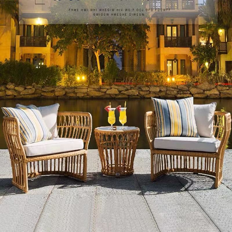 pool rattan sofa set