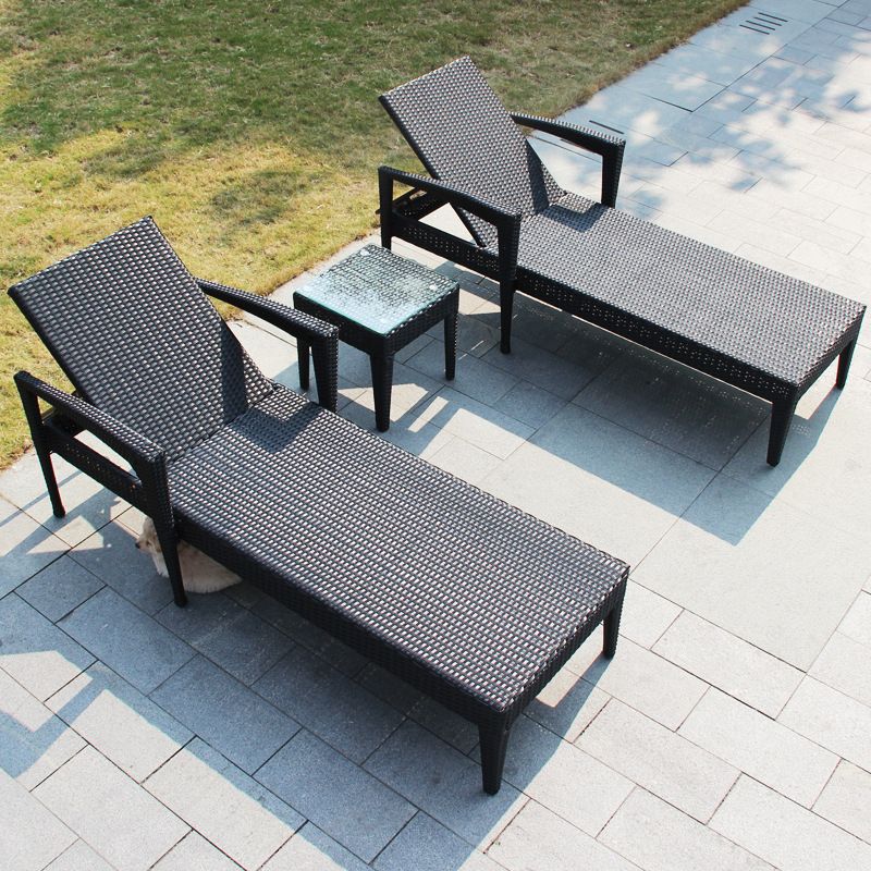 Outdoor Courtyard Leisure Rattan Single Sofa