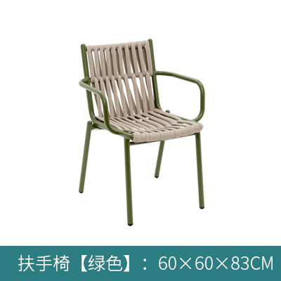 Customized Courtyard Terrace Rattan Chair Set