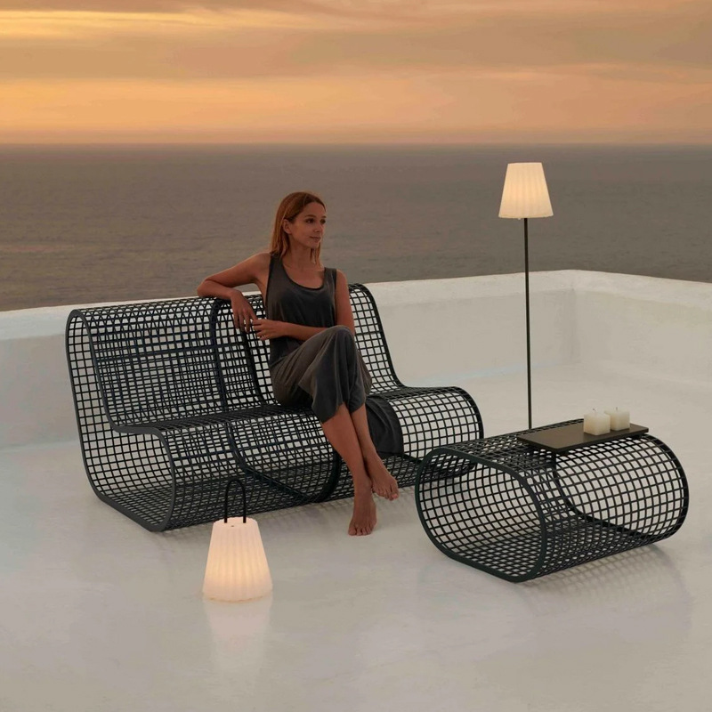 Outdoor Rainproof Creative Rattan Sofa Combination